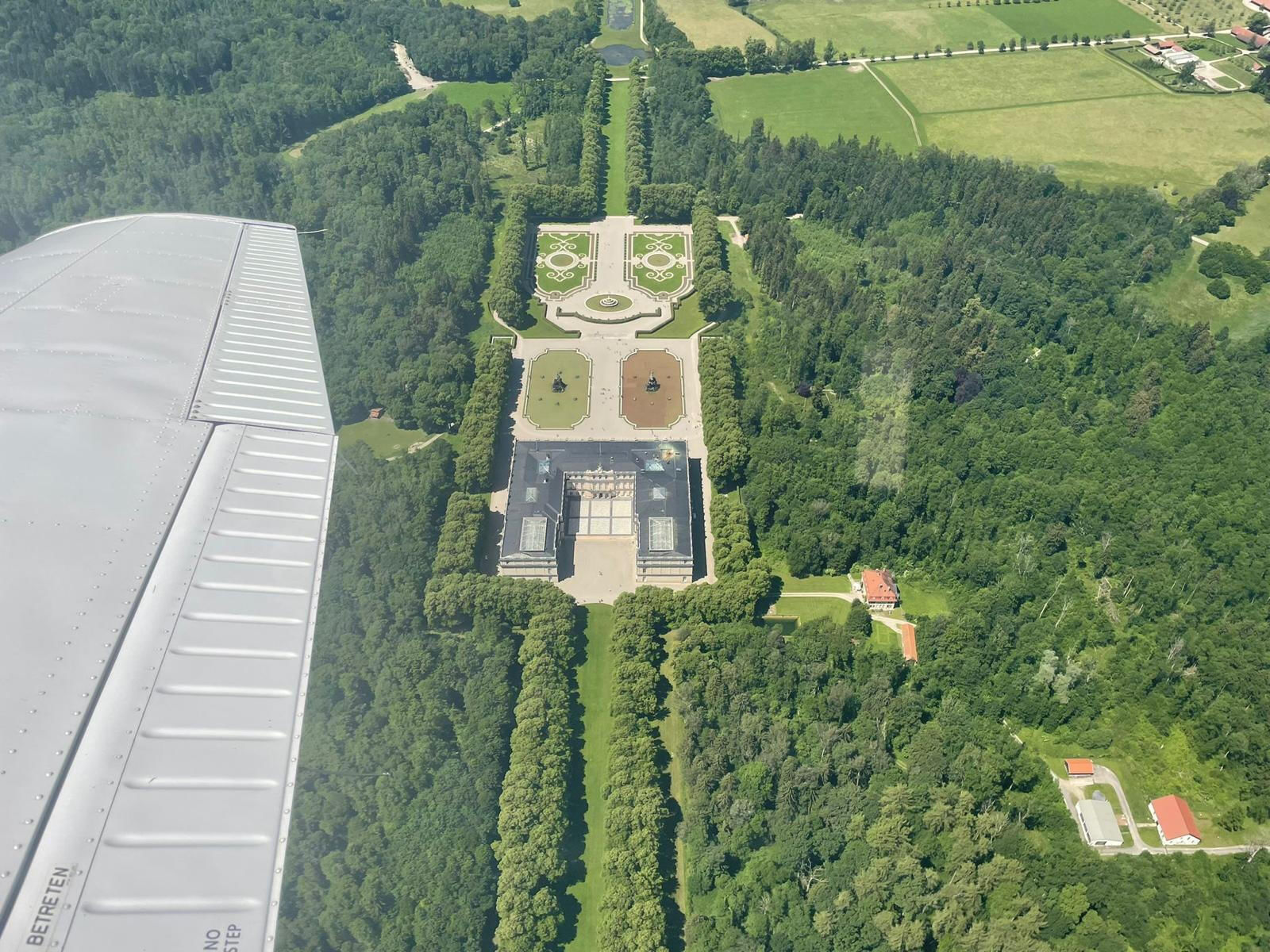Rundflug von Manching zum Chiemsee