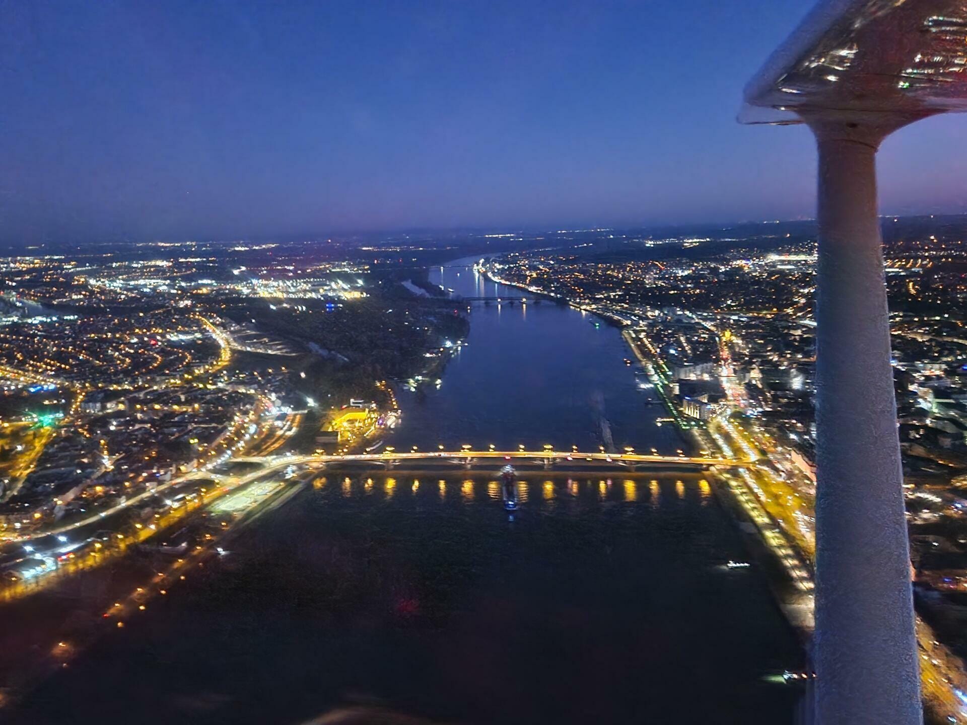 Der Rhein bei Wiesbaden und Mainz