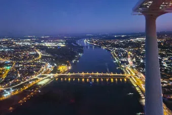 Der Rhein bei Wiesbaden und Mainz