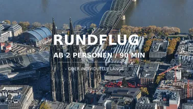 Individueller Rundflug – 90 Min./ab 2 Personen