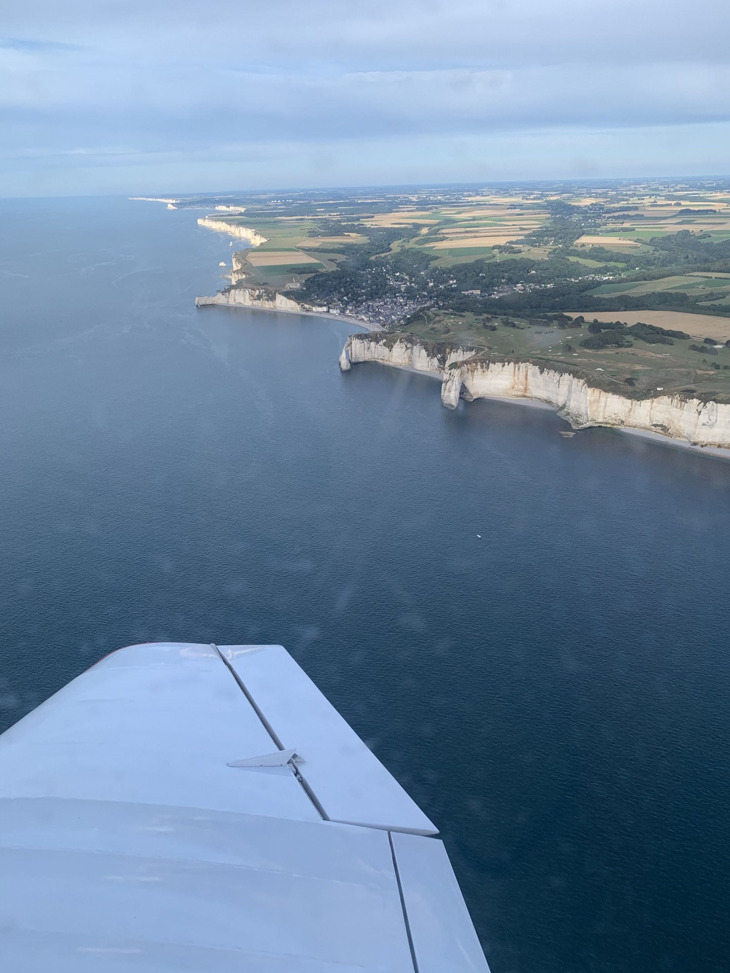 Etretat et la côte d’Albâtre depuis Les Mureaux