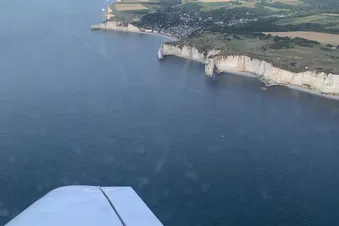 Etretat et la côte d’Albâtre depuis Les Mureaux