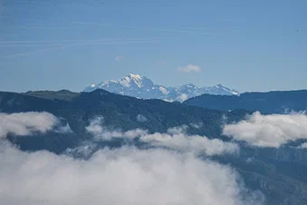 Vol au-dessus du Mont Blanc depuis Chambéry