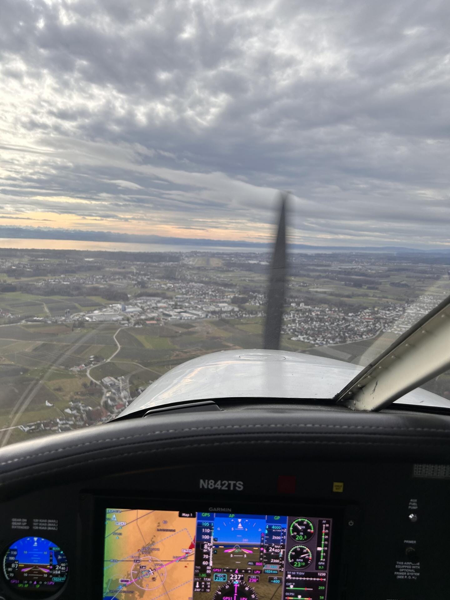Rundflug über Säntis und Bodensee