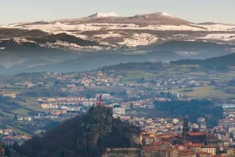 Vol au dessus du Mézenc ,le Puy en Velay et Pierre sur Haute
