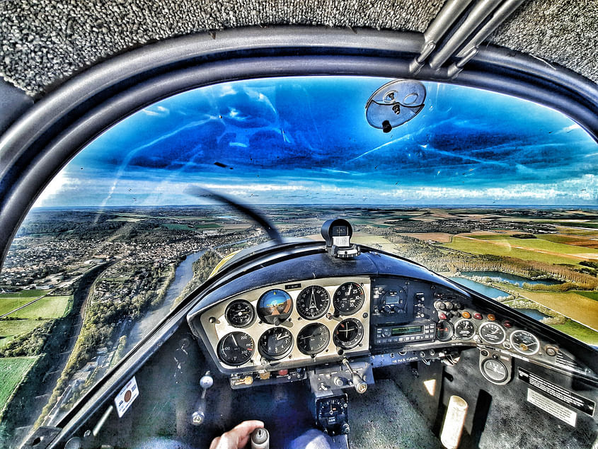 Première expérience dans les airs !!!