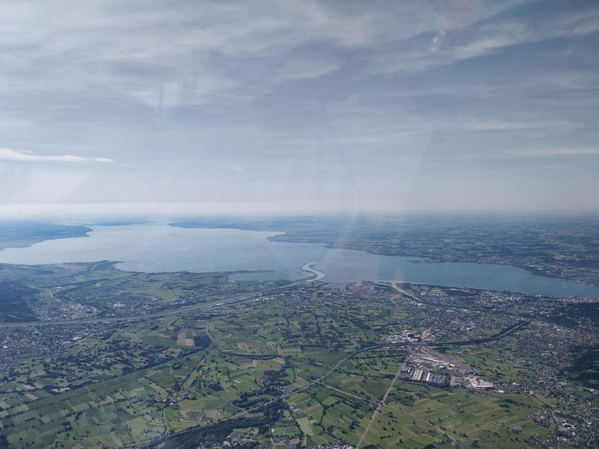 Short flying experience over Bodensee, Bregenz and Lindau