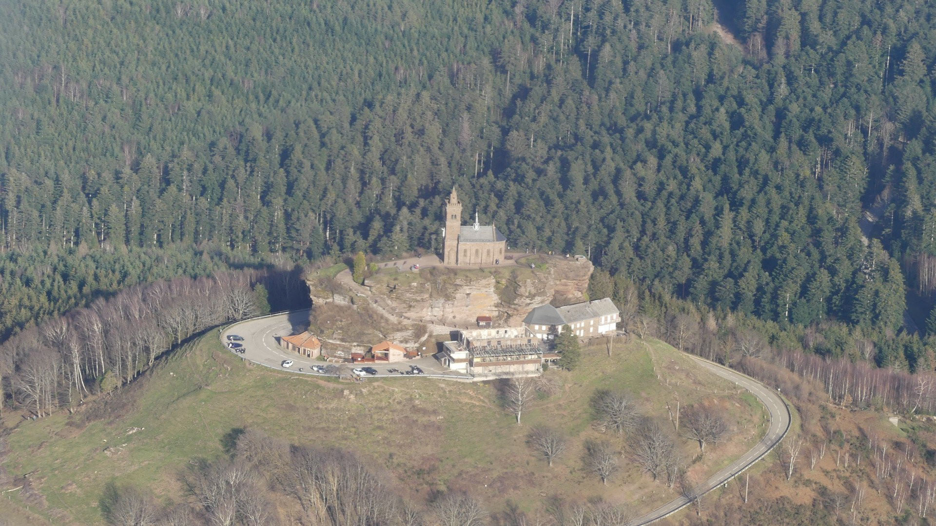 Survol pays des étangs et massif des Vosges