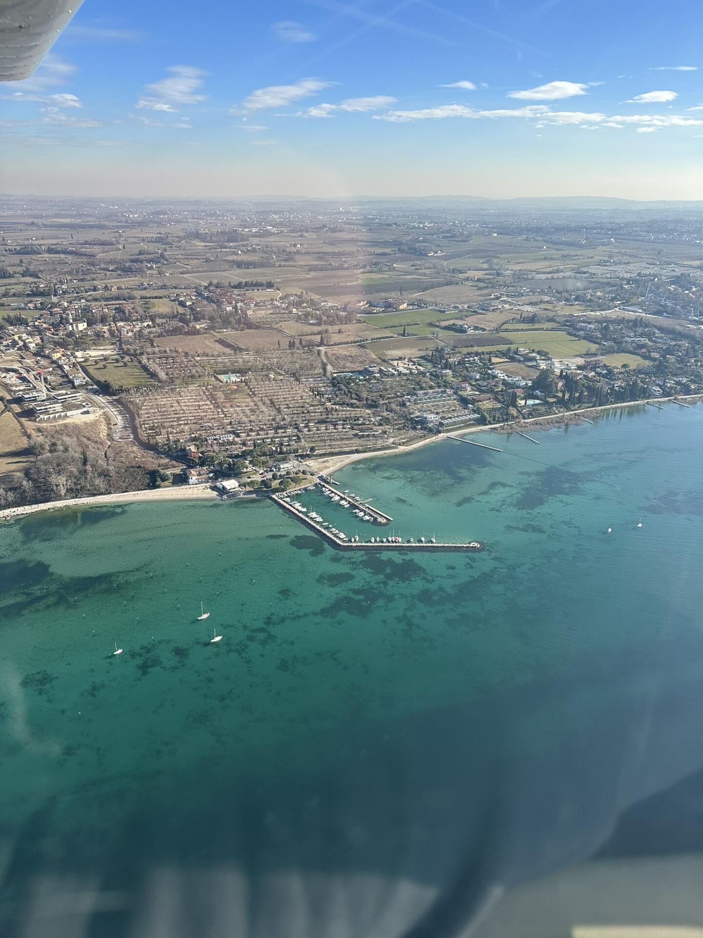south est coast of Garda lake