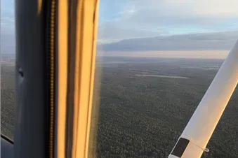 Blick aus dem Fenster