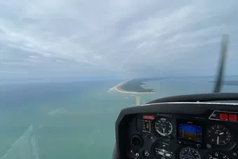 Survol du Bassin d'Arcachon