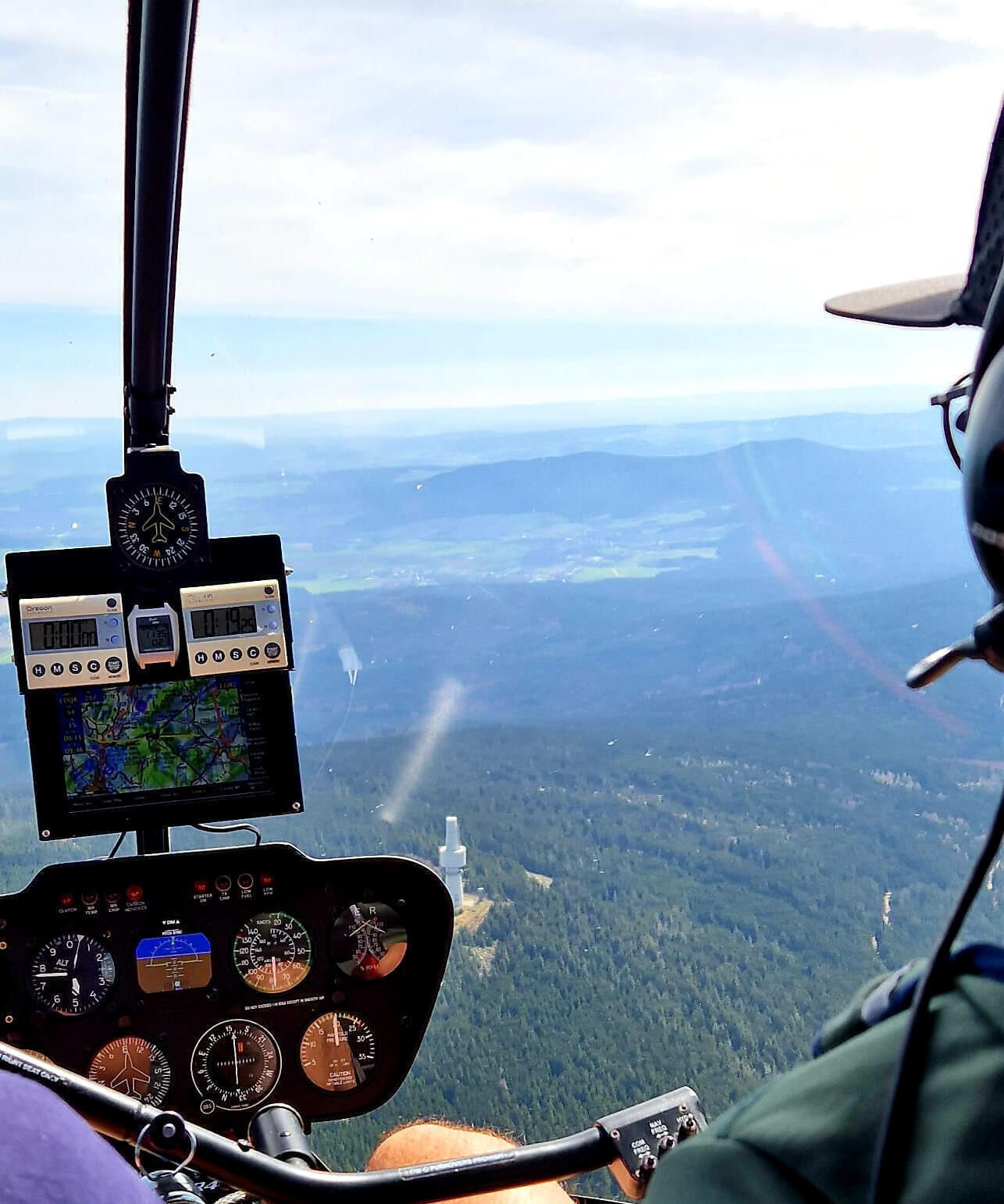 Hubschrauber-Rundflug Neumarkt > Amberg > Happurger See