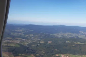 Mont Mezenc et route sur le Puy en Velay
