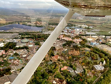 Découverte de Disney, chateau et Village nature en avion