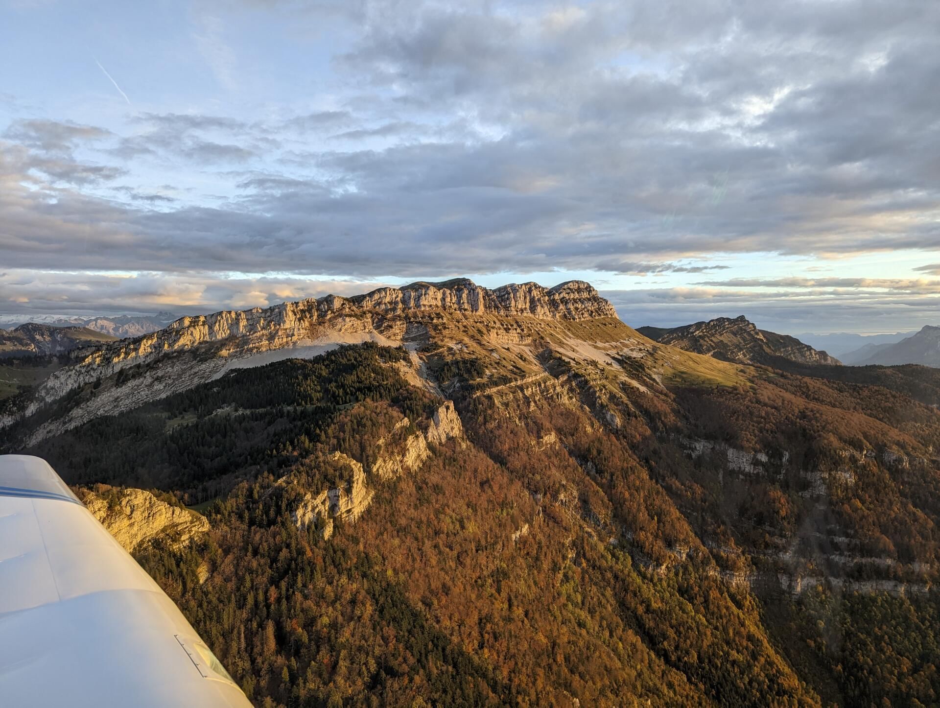 Couché de soleil sur la Chartreuse