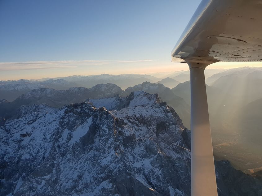 Alpenrundflug, Zugspitzumrundung