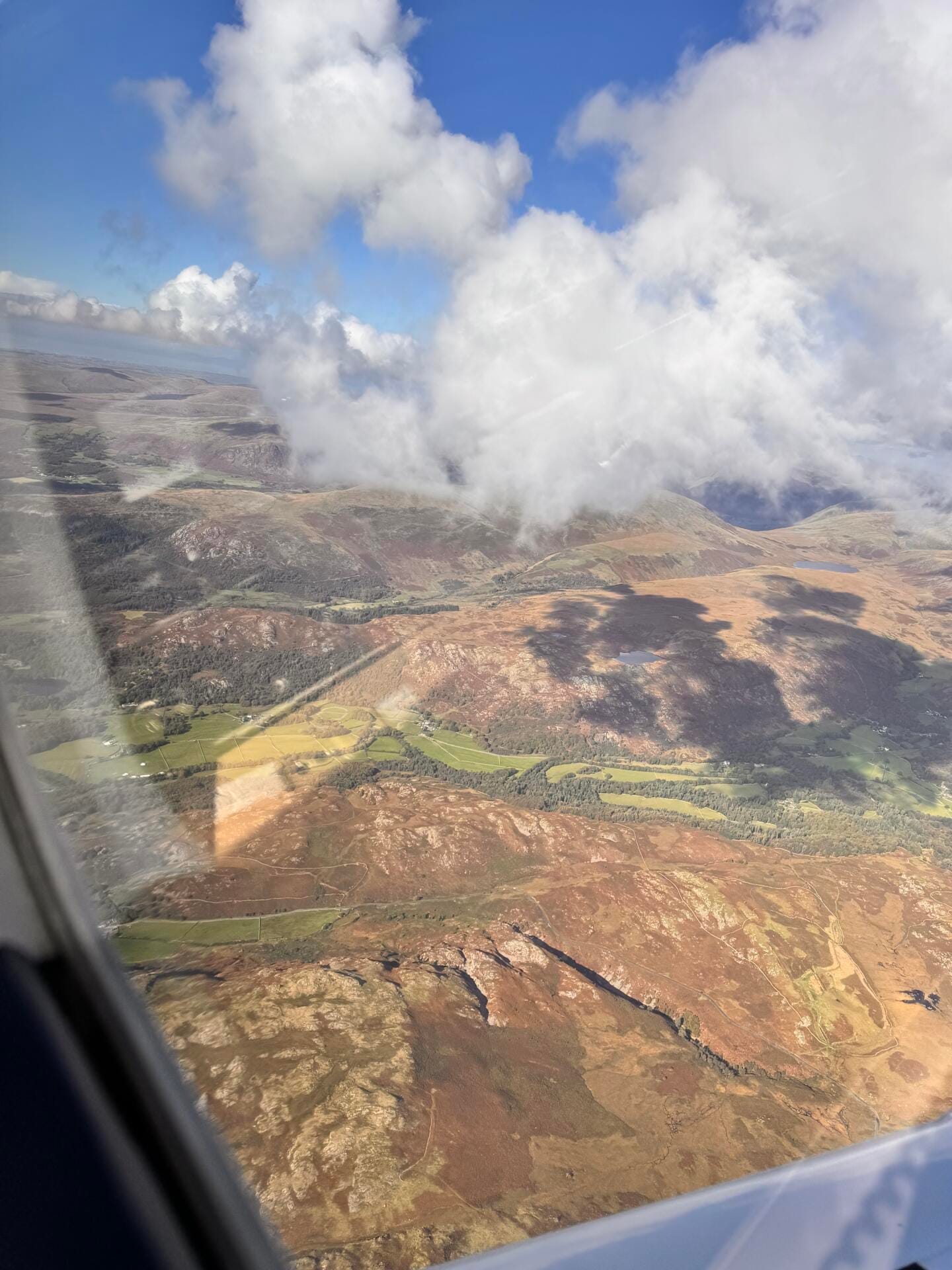 Sightseeing over the Lake District