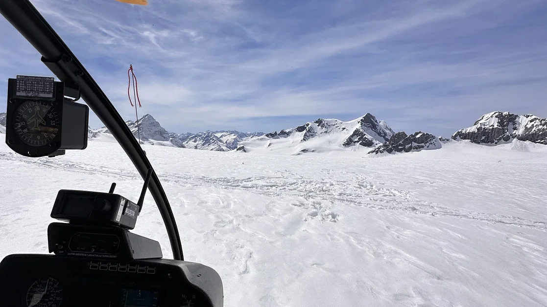 Gletscherlandung Hüfifirn / Clariden
