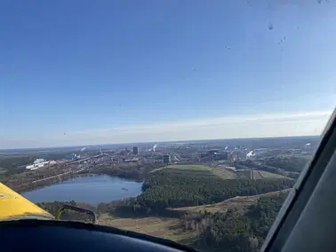 Kaffee und Kuchen am Flugplatz Eisenhüttenstadt