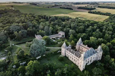 Entre châteaux & villages, vue du ciel
