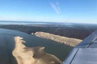 Survol du Bassin d'Arcachon