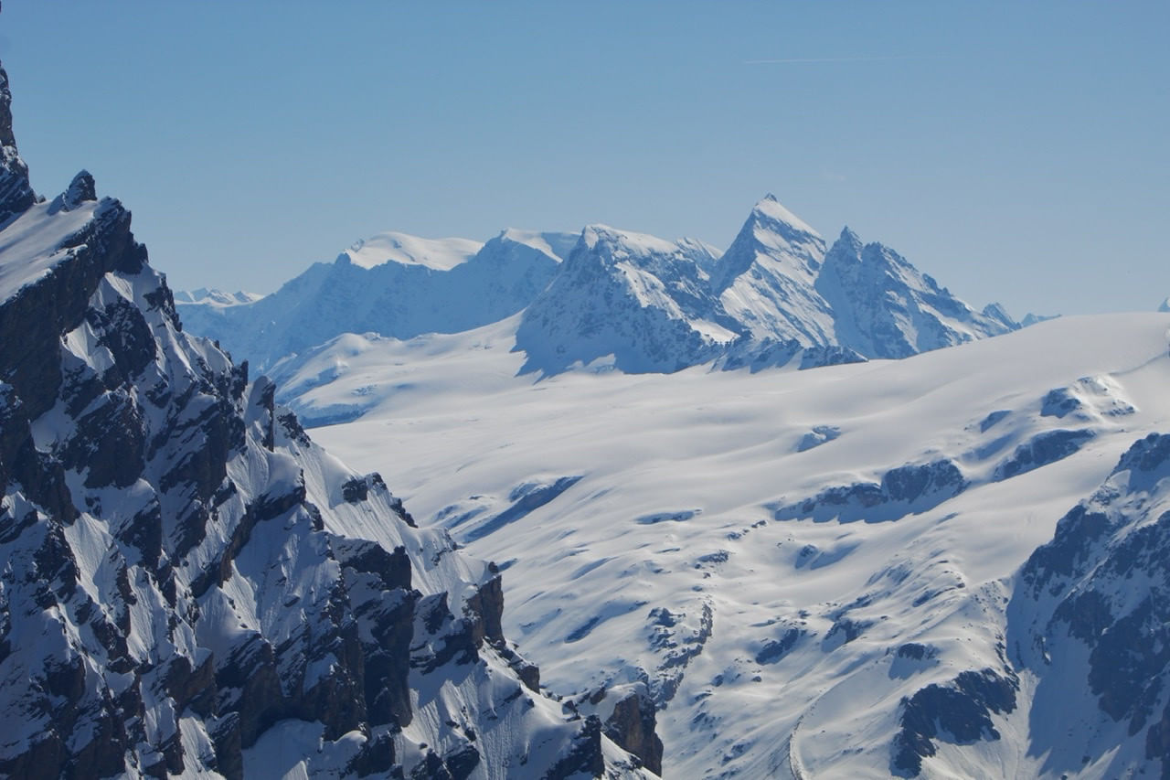 Petersgrat direction Oberhorn