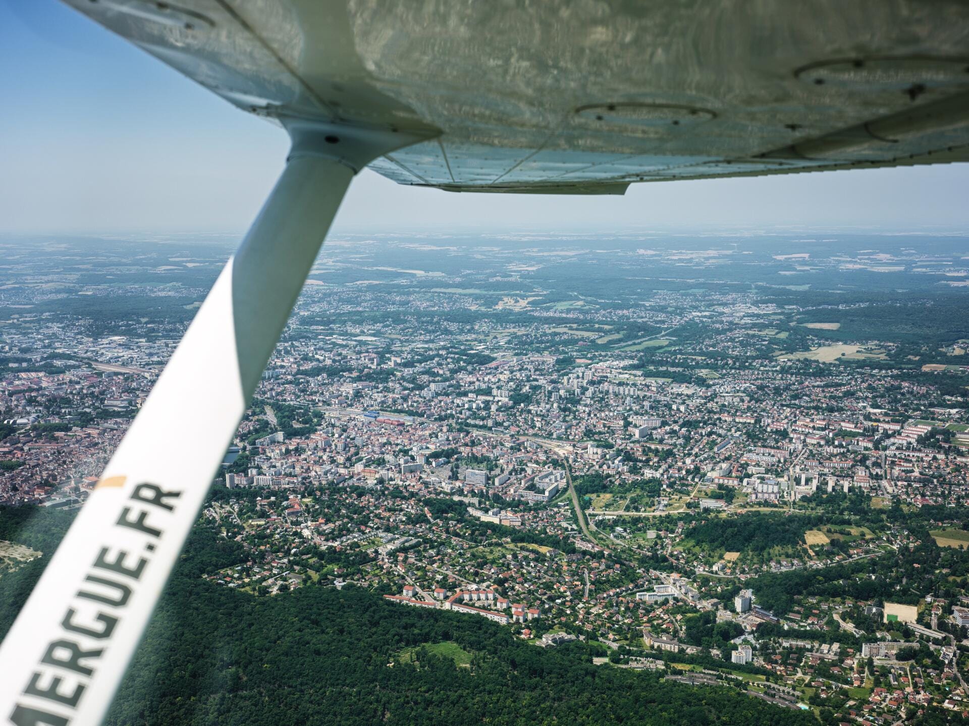 Gorges de la Loue, Besançon & citadelle vues du ciel