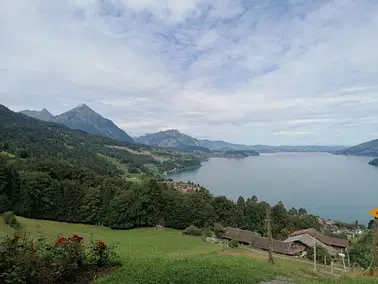 Thunersee Rundflug mit Apero Meielisalp