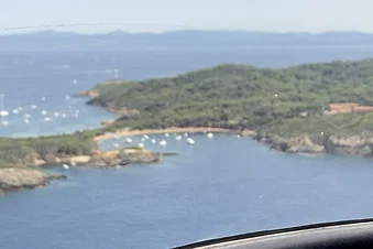 Arrivée au Mas du Langoustier à Porquerolles