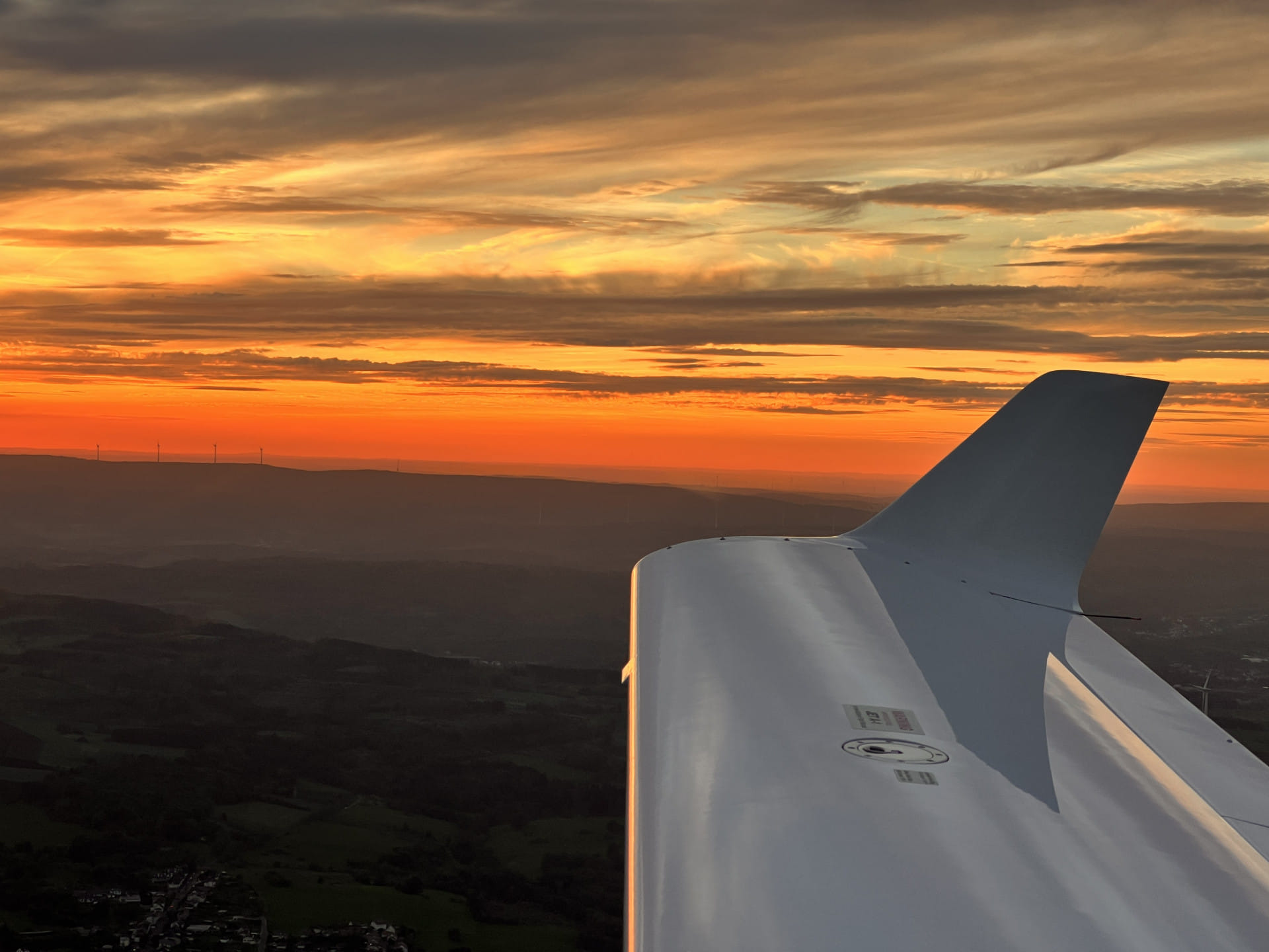 Rundflug über das Saarland