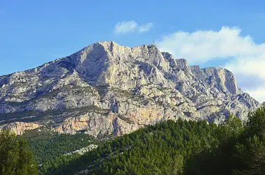 Le Massif de la Sainte-Victoire vu du ciel