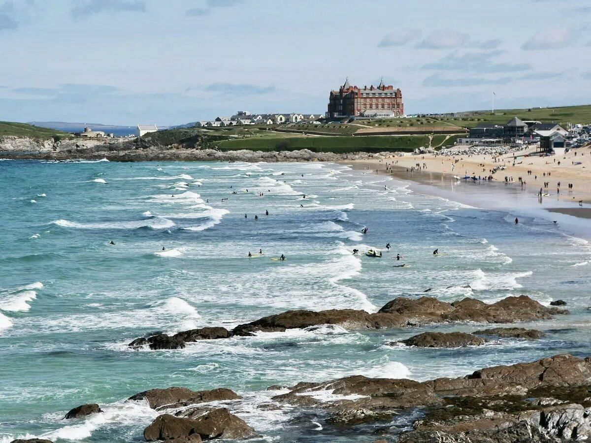 Redhill to Newquay, Cornwall in just under 2 hours by plane