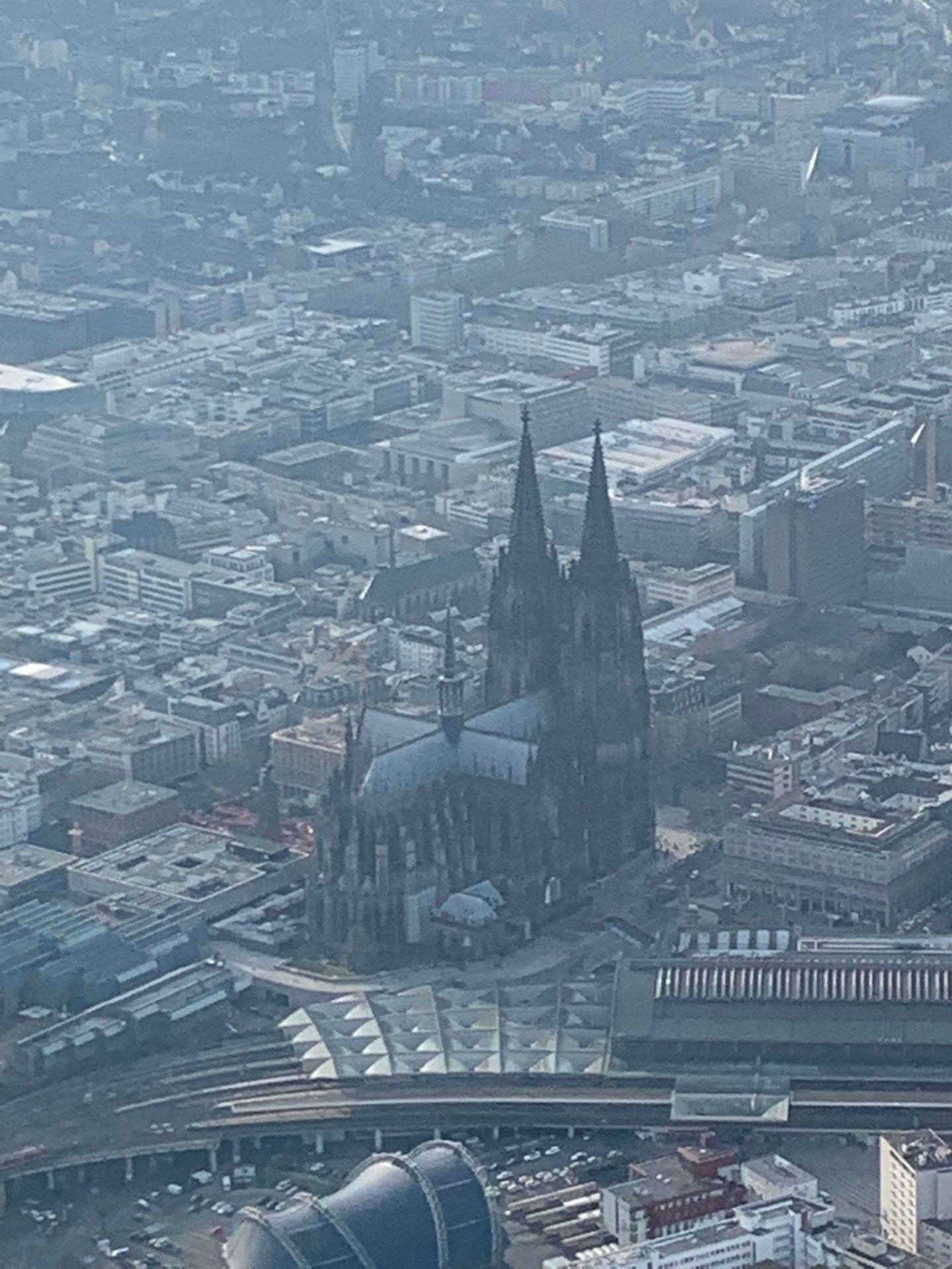 Ruhrgebiet und Rheinland von oben