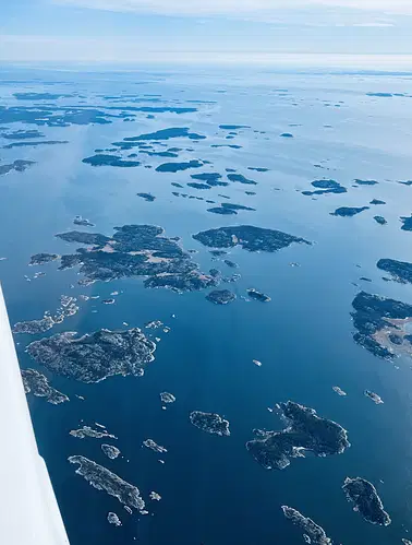 Sightseeing Flight Over Turku Archipelago and Åland Islands