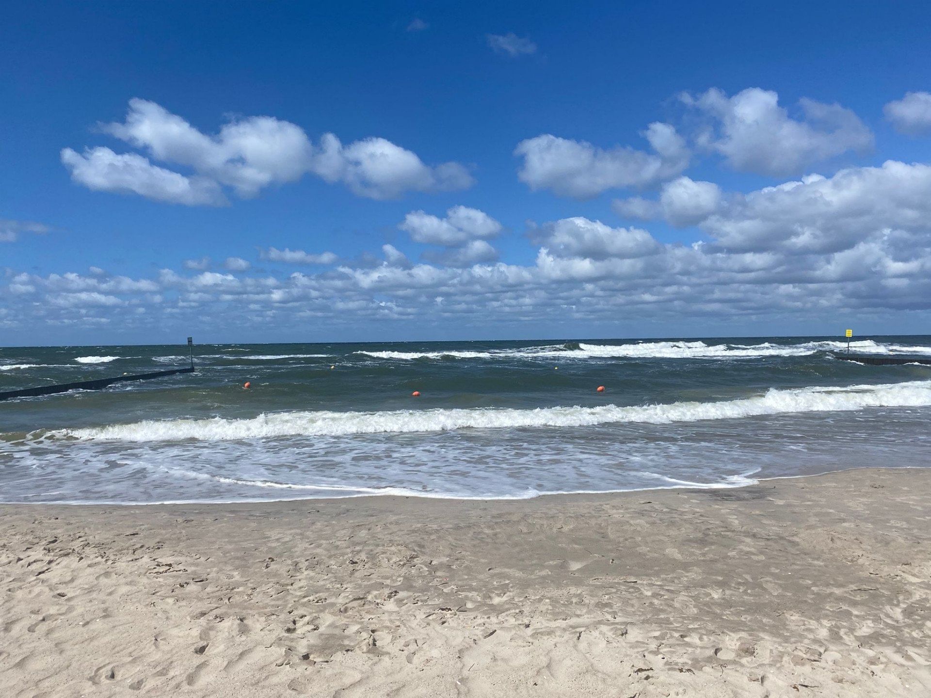 Flug nach Kolberg (polnische Ostseeküste)