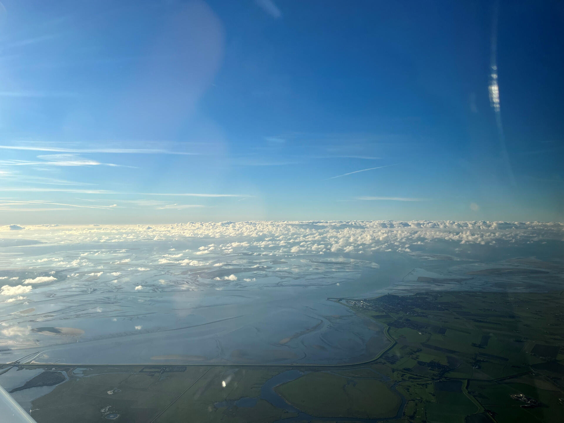 Rundflug / Schnupperflug über der Nordsee (60 min. Flugzeit)