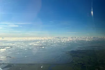 Rundflug / Schnupperflug über der Nordsee (60 min. Flugzeit)