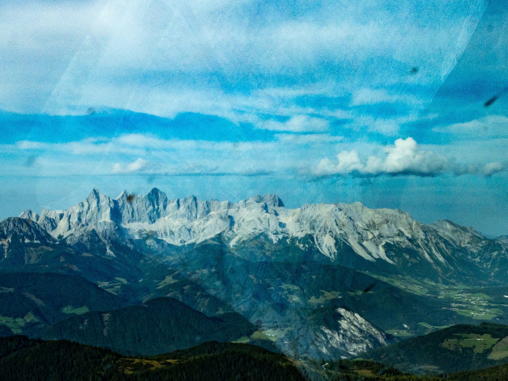 Flug von Augsburg nach Zell am See (Österreich)