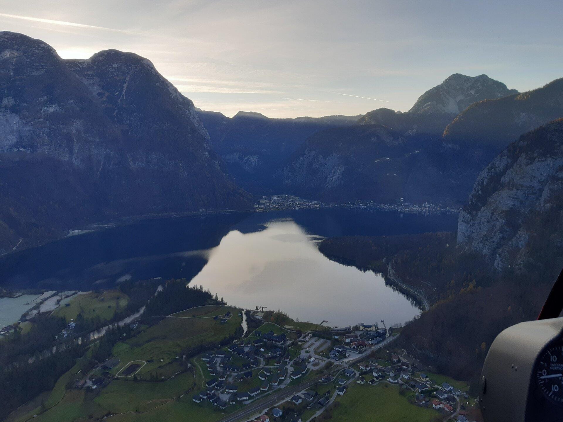 Traumflug über Wolfgangsee, Mondsee & Salzkammergut