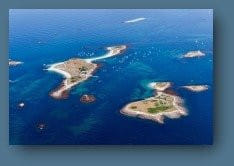 Survol : Archipel des Glénans, Ile de Groix, Concarneau