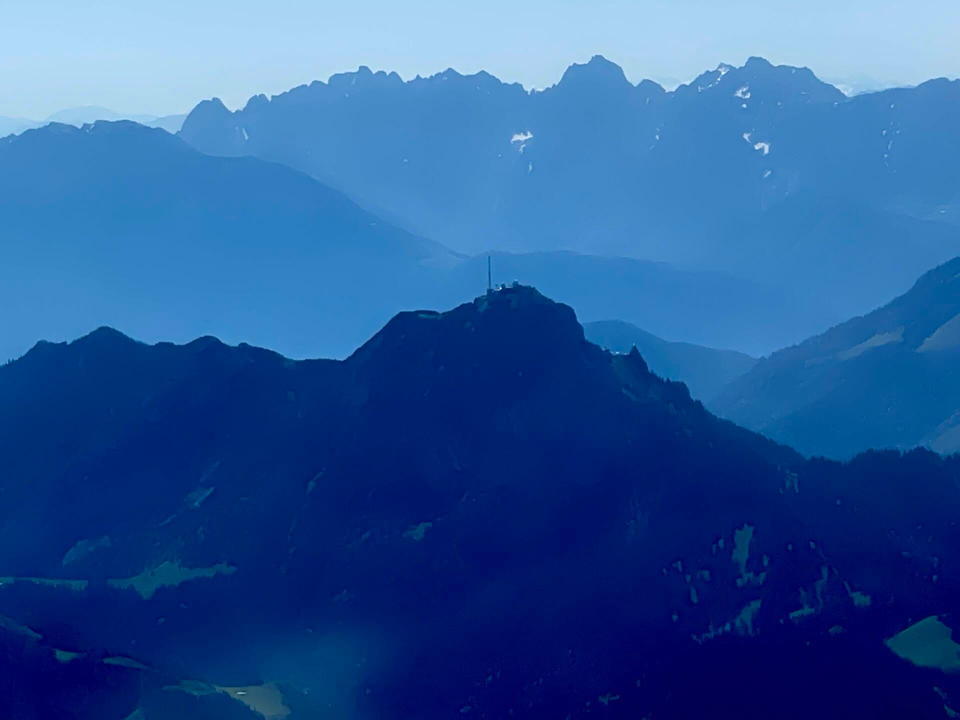 Flug zum Wendelstein
