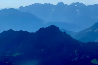 Flug zum Wendelstein