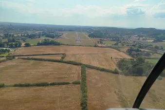 Le méandre d'Ambialet et les Gorges du Tarn vus du ciel