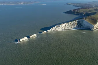 The Needles from the air