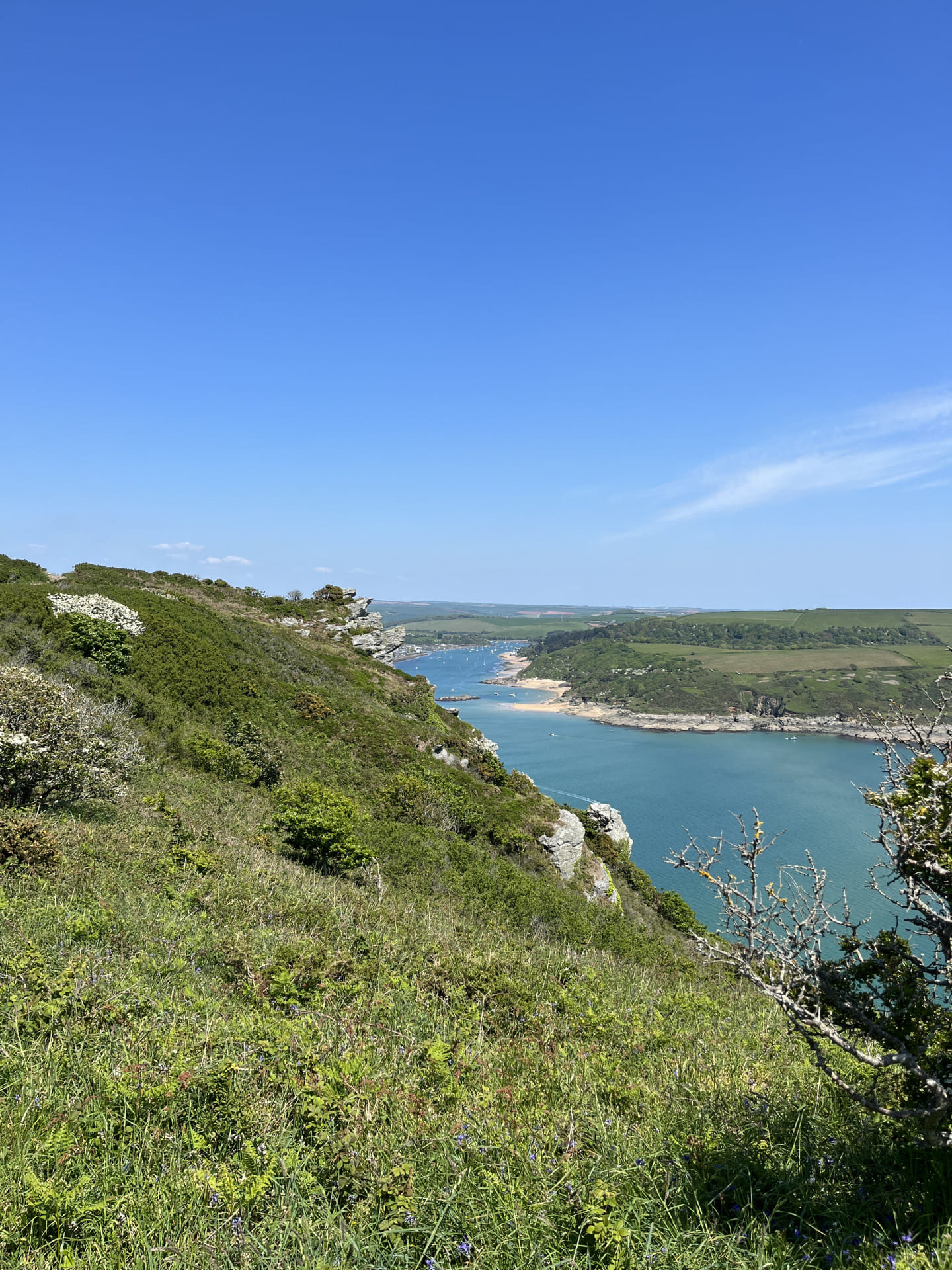 Fly to Salcombe Bolt Head in Devon for the day