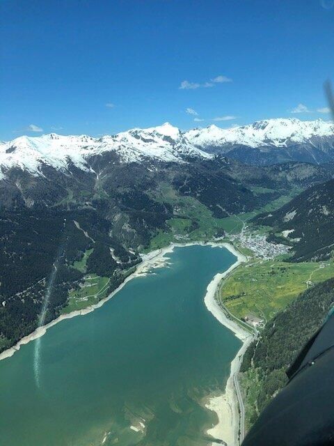 Alpenflug zum Reschensee (nur bei min. 3 Gäste)
