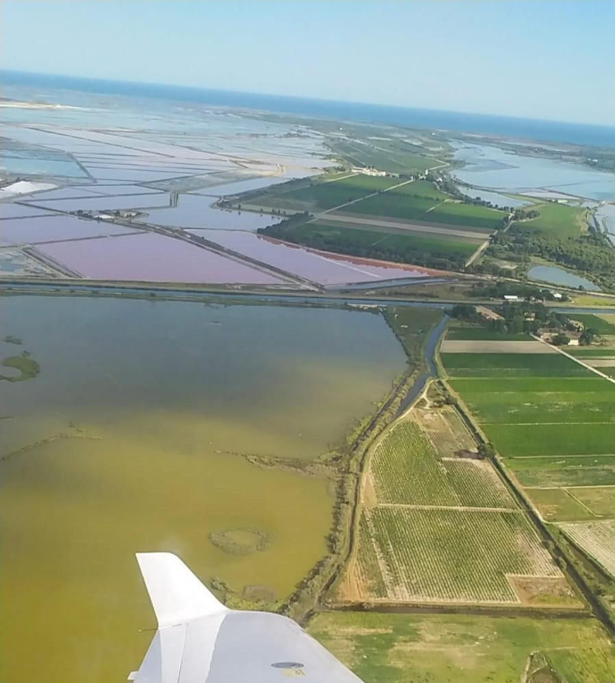Balade aérienne de Sète à l'Espiguette
