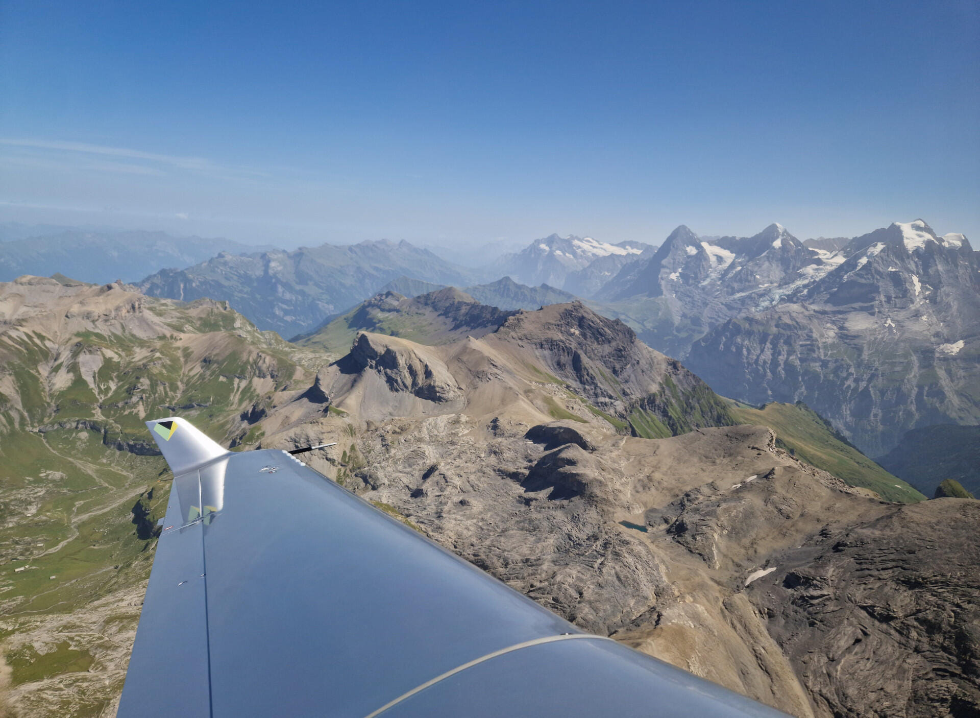 Scenic flight to Jungfrau