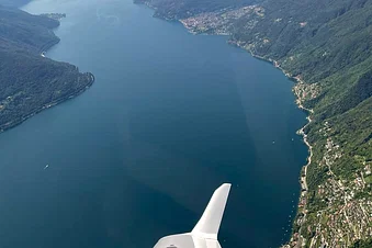 View on the Lago Maggiore due south