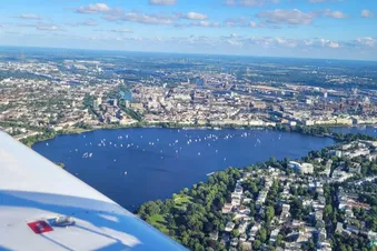 Breathtaking views over Aussenalster